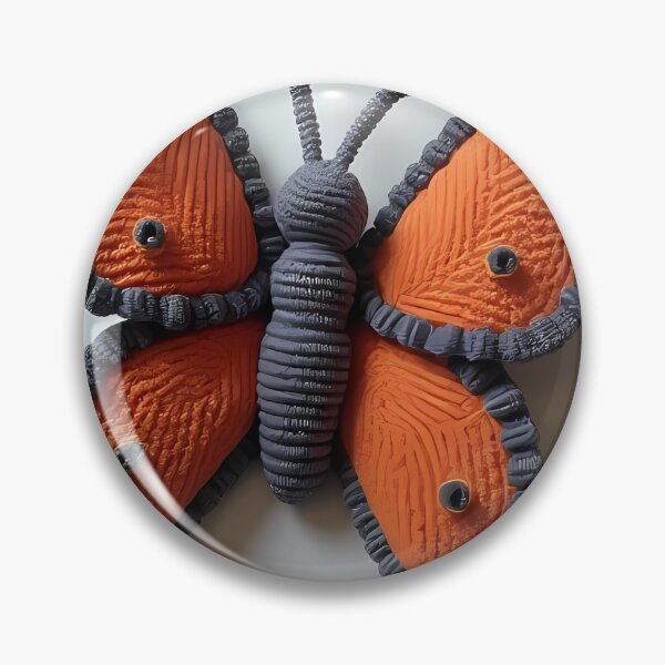 Item preview, Handmade decorative orange butterfly art designed and sold by Mianku | Für das Leben.