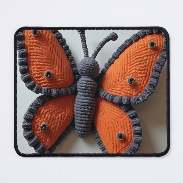 Item preview, Handmade decorative orange butterfly art designed and sold by Mianku | Für das Leben.