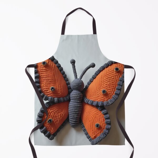 Item preview, Handmade decorative orange butterfly art designed and sold by Mianku | Für das Leben.