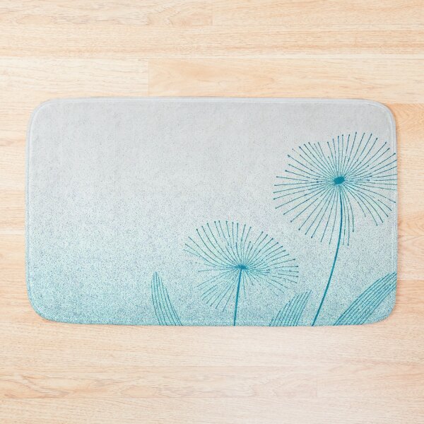 Item preview, Serene Teal Gradient Dandelion Breeze designed and sold by zzz888.