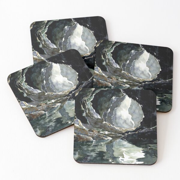 Item preview, Caverna de agua secreta bañada en luz designed and sold by Anvc-Art.
