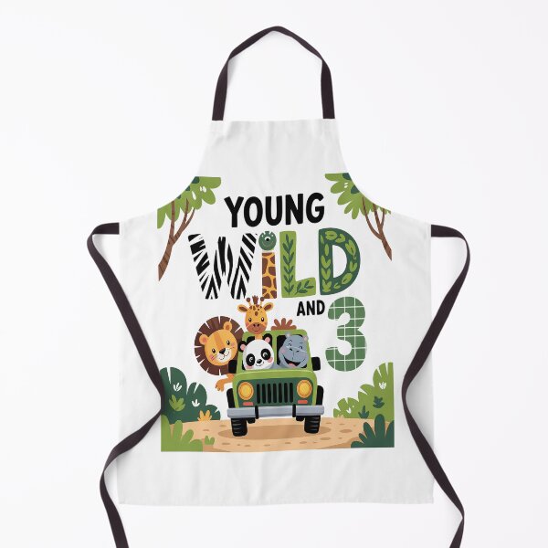 Item preview, 3rd Birthday Toddler Young Wild Three 3 Year Old Safari Zoo designed and sold by RonnasJackson.