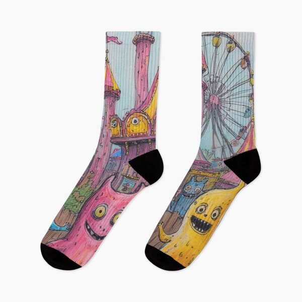 Item preview, Monsters in the colorful amusement park adventure designed and sold by Mianku | Für das Leben.