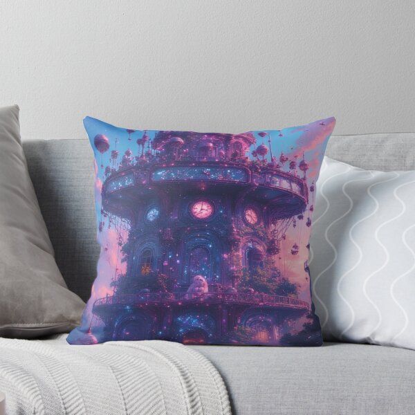 Item preview, Fantastic castle in pastel-colored skylight designed and sold by Mianku | Für das Leben.