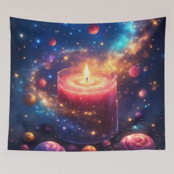 Item preview, Cosmic candle illuminates the universe designed and sold by Mianku | Für das Leben.