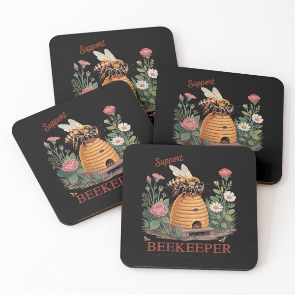 Item preview, Support Your Local Beekeeper - Local Apiarist - Cute Bee  designed and sold by estellaken.