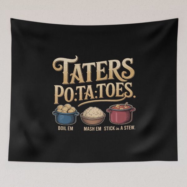 Item preview, Taters Po-ta-toes designed and sold by milanforbes.