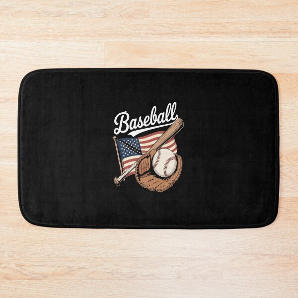 Item preview, American Flag Baseball Player Bat Fan Catcher Pitcher USA designed and sold by Rrettgison.