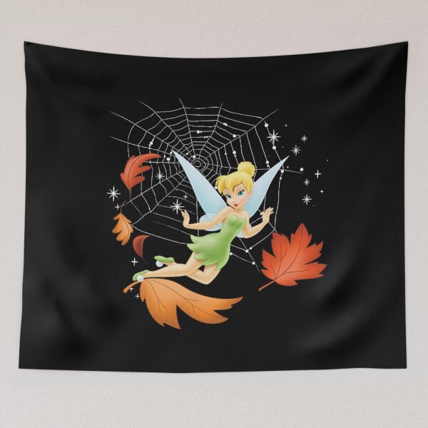 Item preview, Tinker Bell Fall Spider Web Leaf Poster  designed and sold by nandafittjex.