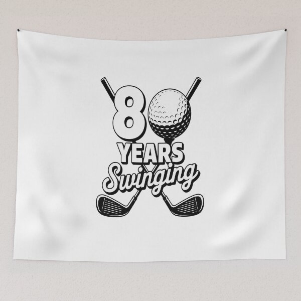 Item preview, 80 Years And Still Swinging 80th Birthday Funny Golf Club designed and sold by Rrettgison.