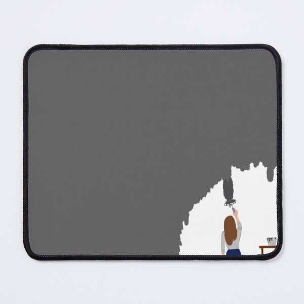 Item preview,  Minimal Girl Painting Wall – Grey Aesthetic Wall Art designed and sold by LunaArtology.