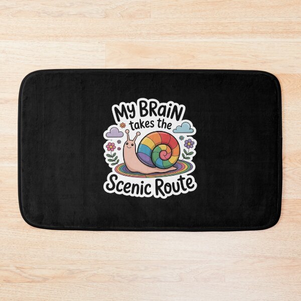 Item preview, My Brain Takes The Scenic Route Neurodivergent designed and sold by ToggleBet.