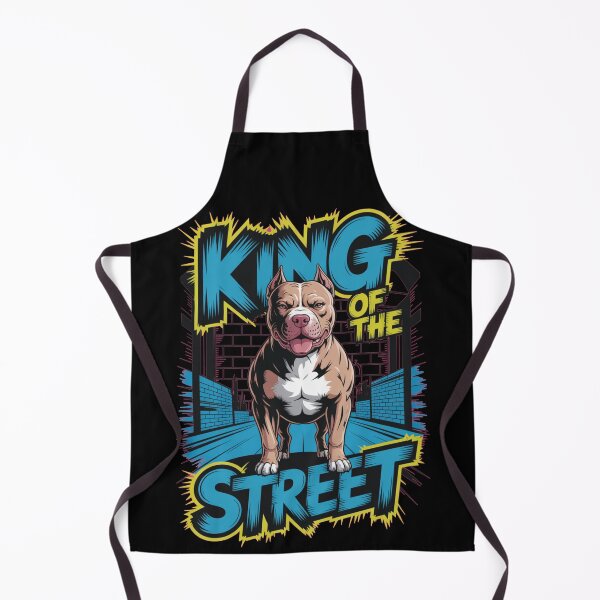 Item preview, Pitbull, king on the street designed and sold by DreamOnShirts.