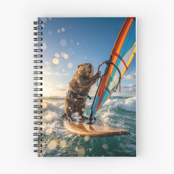 Item preview, Windsurfin' Beaver designed and sold by Tridentulus.