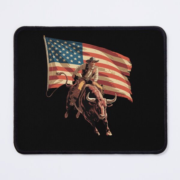 Item preview, Rodeo Cowboy Bull Rider Western Rustic designed and sold by VasilisLamArt.