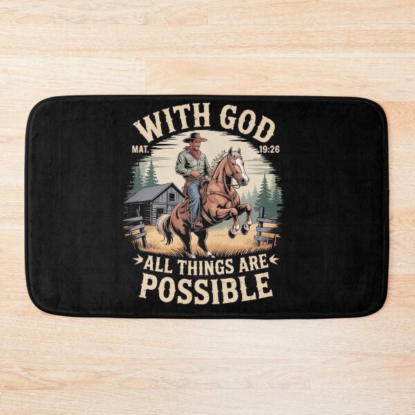 Item preview, Rodeo With God All Things Are Possible Gift Men Women designed and sold by milanforbes.