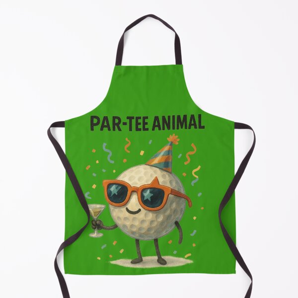 Item preview, Par-Tee Animal Golf Ball – Funny Party Golf T-Shirt Design designed and sold by TroyTheTerrific.