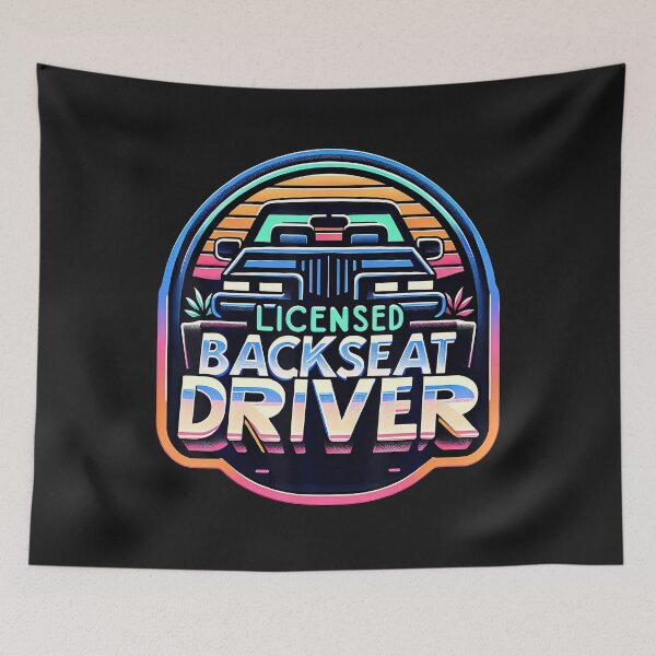 Item preview, Licensed Backseat Driver Road Trip Nagging Joke - designed and sold by ArleneJene.
