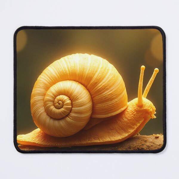 Item preview, Golden snail on a branch designed and sold by Mianku | Für das Leben.