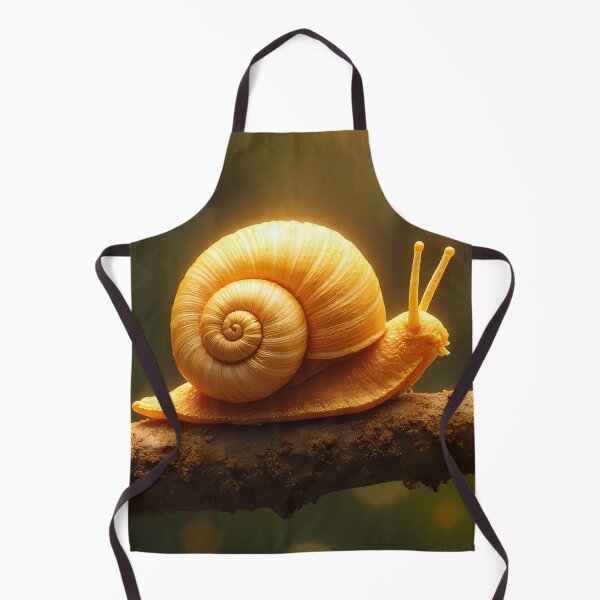 Item preview, Golden snail on a branch designed and sold by Mianku | Für das Leben.