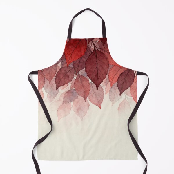 Item preview, Cascading Crimson and Pink Watercolor Leaf Canopy designed and sold by zzz888.