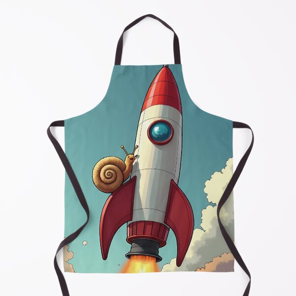 Item preview, Snail rides rocket into the sky designed and sold by Mianku | Für das Leben.