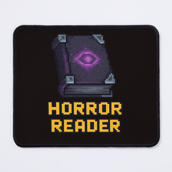 Item preview, Horror Reader Pixel Art | Dark Grimoire Book Design | Retro Horror Aesthetic designed and sold by Tadeusz1.