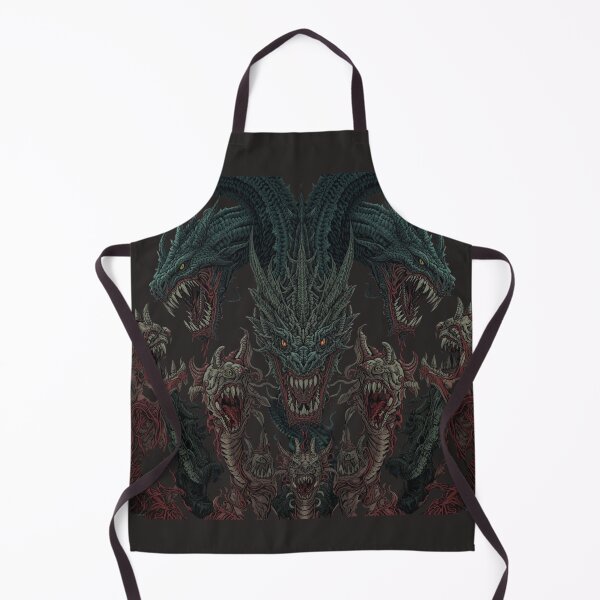 Item preview, Epic Multi-Headed Dragon Hydra – Dark Fantasy Monster Art designed and sold by TitanRN.