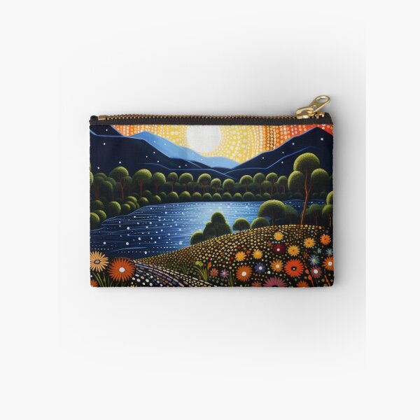 Item preview, Aboriginal Inspired Dot Art - Green Country designed and sold by GrinGalore.