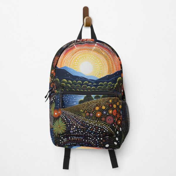 Item preview, Aboriginal Inspired Dot Art - Green Country designed and sold by GrinGalore.