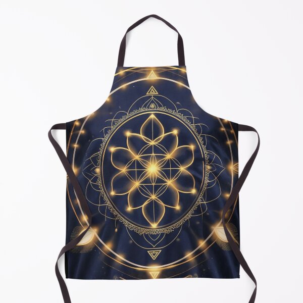 Item preview, Divine Radiance Mandala – The Golden Awakening Seal designed and sold by ArtivaNest.