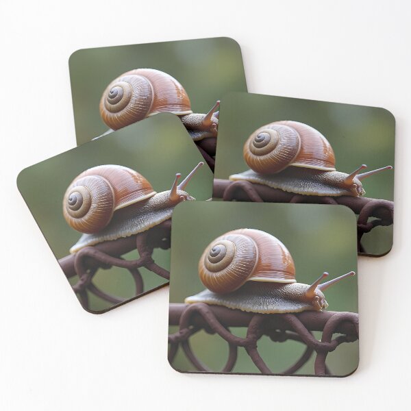 Item preview, Snail on wire fence designed and sold by Mianku | Für das Leben.