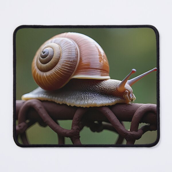 Item preview, Snail on wire fence designed and sold by Mianku | Für das Leben.