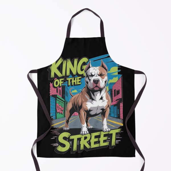 Item preview, Pitbull, king on the street designed and sold by DreamOnShirts.