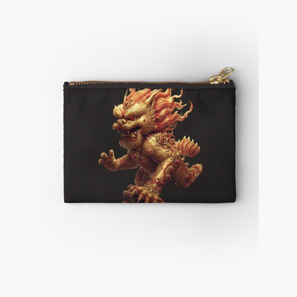 Item preview, Golden Qilin of Prosperity – Majestic Chinese Mythical Creature Art designed and sold by TitanRN.
