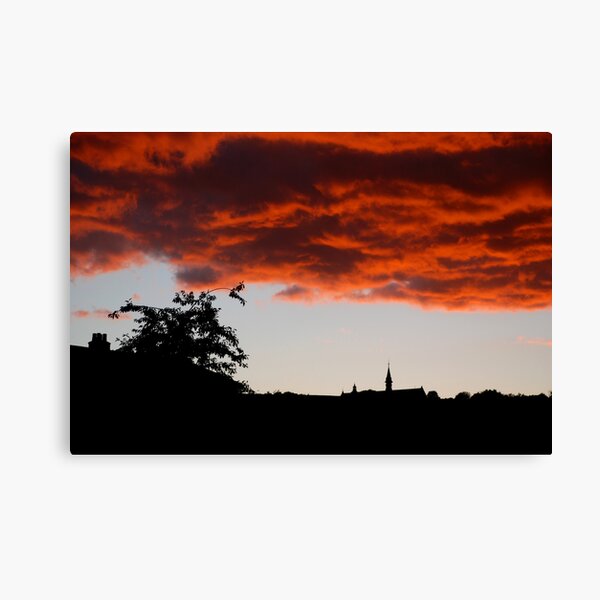 Fire Sky Canvas Print