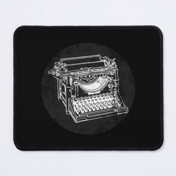 Item preview, DISTRESSED VINTAGE TYPEWRITER BLACK designed and sold by AdrienGarnier.