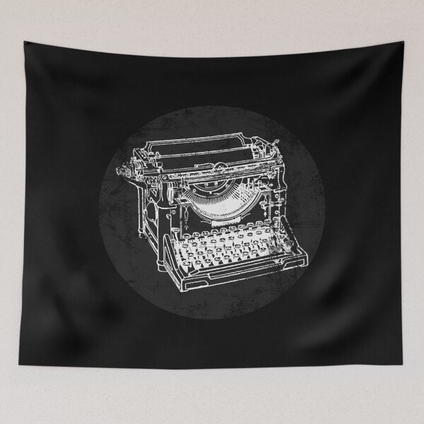 Item preview, DISTRESSED VINTAGE TYPEWRITER BLACK designed and sold by AdrienGarnier.