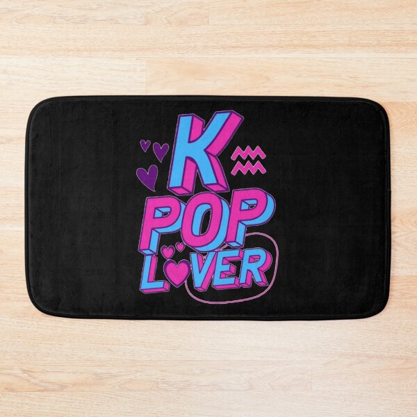 Item preview, K-Pop Lover Design | Aesthetic Pink and Blue Retro Pop Art Illustration for Korean Music Fans designed and sold by Magounette.