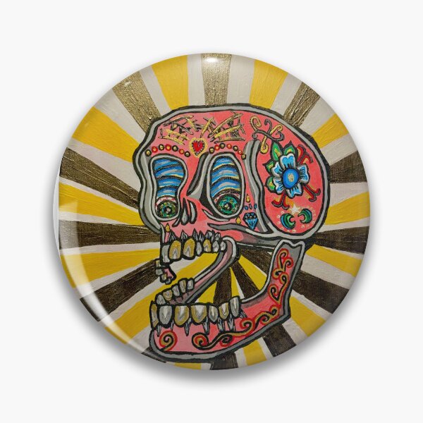 Item preview, Retro Sugar Skull designed and sold by WMDHooligan1488 Art.