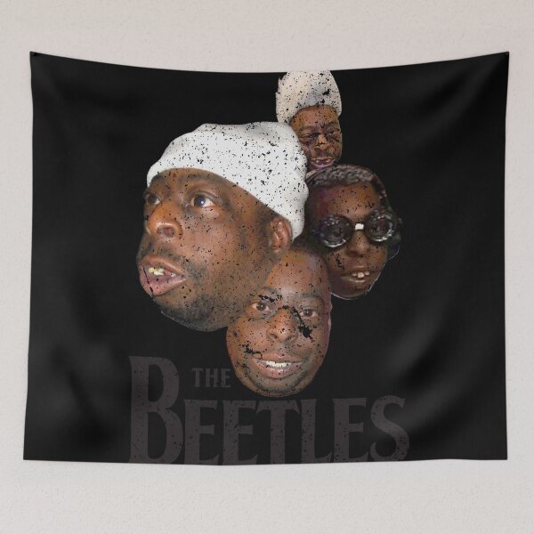 Item preview, Groovy Beetles Band Illustration designed and sold by Thisk1975.