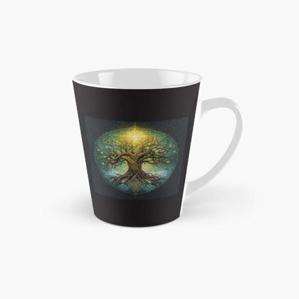 Item preview, Yggdrasil Tree of Life Golden Sun Norse Celtic Wall Art designed and sold by TitanRN.