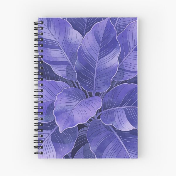 Item preview, Lush Periwinkle and Indigo Watercolor Foliage designed and sold by zzz888.