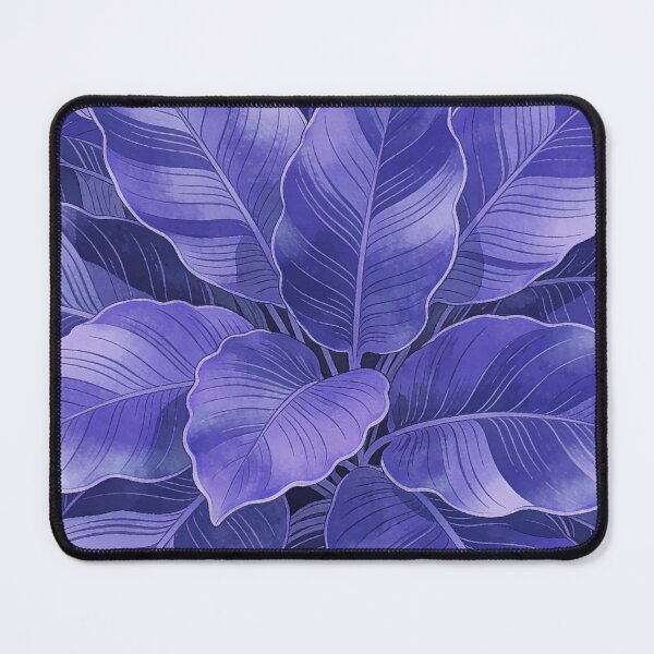 Item preview, Lush Periwinkle and Indigo Watercolor Foliage designed and sold by zzz888.