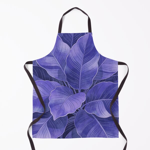 Item preview, Lush Periwinkle and Indigo Watercolor Foliage designed and sold by zzz888.