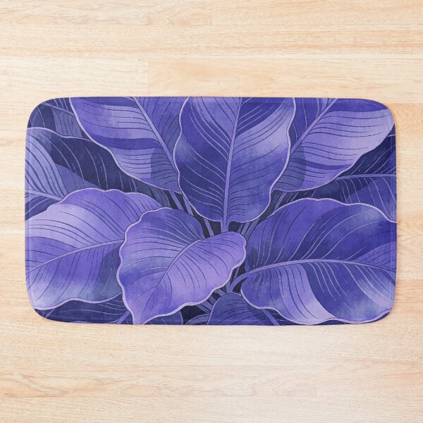 Item preview, Lush Periwinkle and Indigo Watercolor Foliage designed and sold by zzz888.