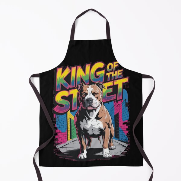 Item preview, Pitbull, king of the street designed and sold by DreamOnShirts.