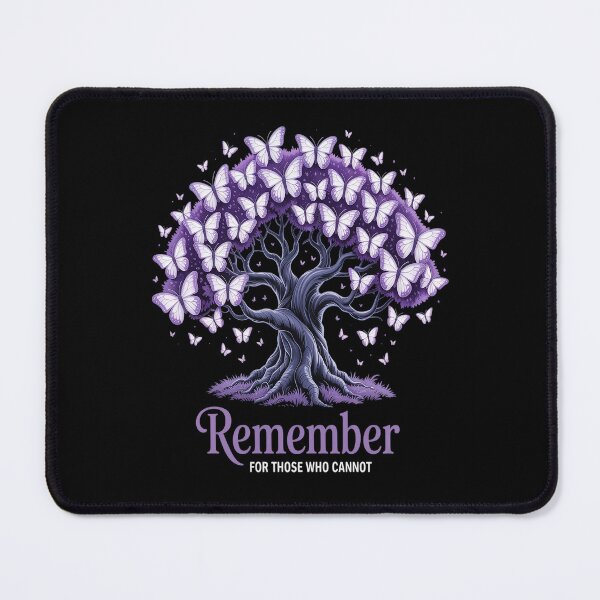 Item preview, Alzheimer Awareness Tee for Men and Women Purple Butterfly designed and sold by repconomArt.