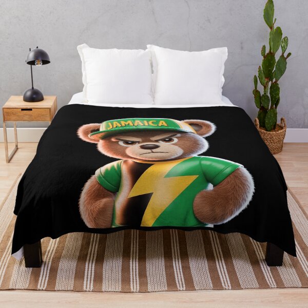 Item preview, Teddy Bear Jamaica Flag Jamaican Clothing Men & Women  designed and sold by estellaken.