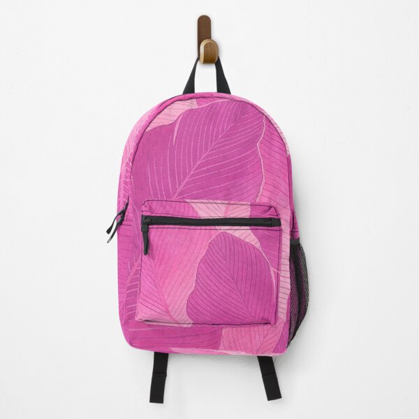 Item preview, Vibrant Hot Pink and Magenta Watercolor Tropical Leaves designed and sold by zzz888.